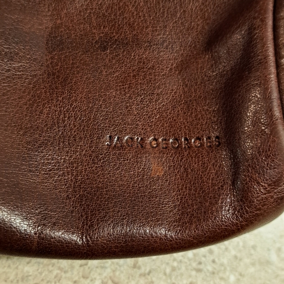 Jack George Leather Crossbody Bag - Picture 8 of 14